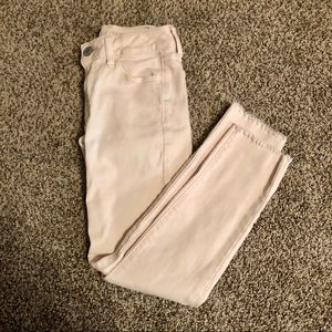 American Eagle jeggings light pink